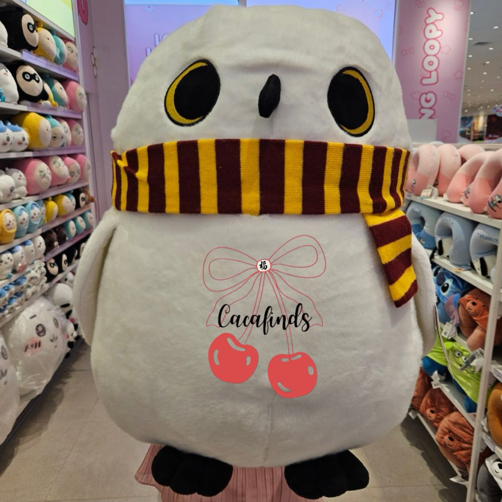 MINISO x Harry Potter‼️Boneka Jumbo / Plush Doll Hedwig Owl Plush Harry Potter Collection (50cm / 25