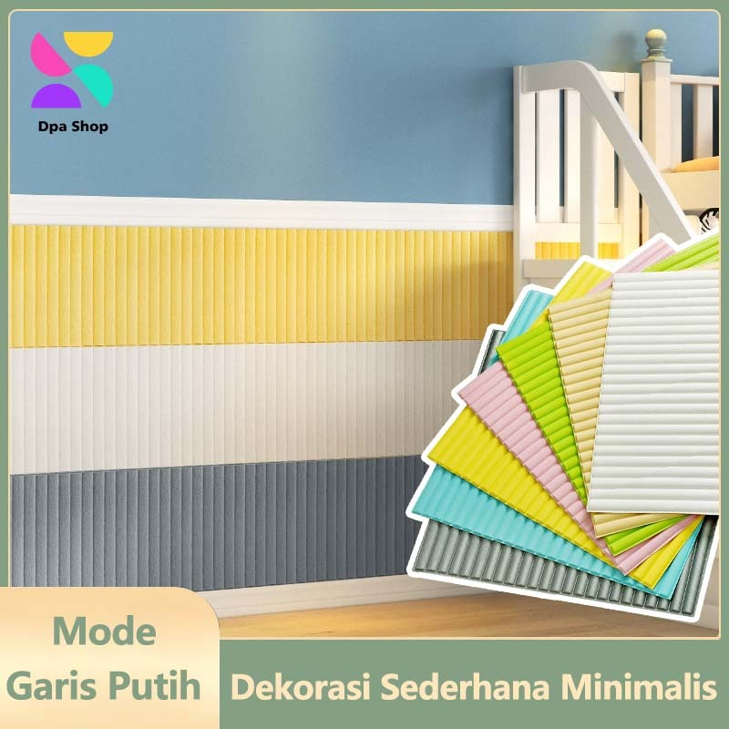 (COD) Wallpaper Dinding Foam 3D Motif / 3D Foam Wallstiker 70x70CM / Walpaper Stiker Dinding PLAFON 