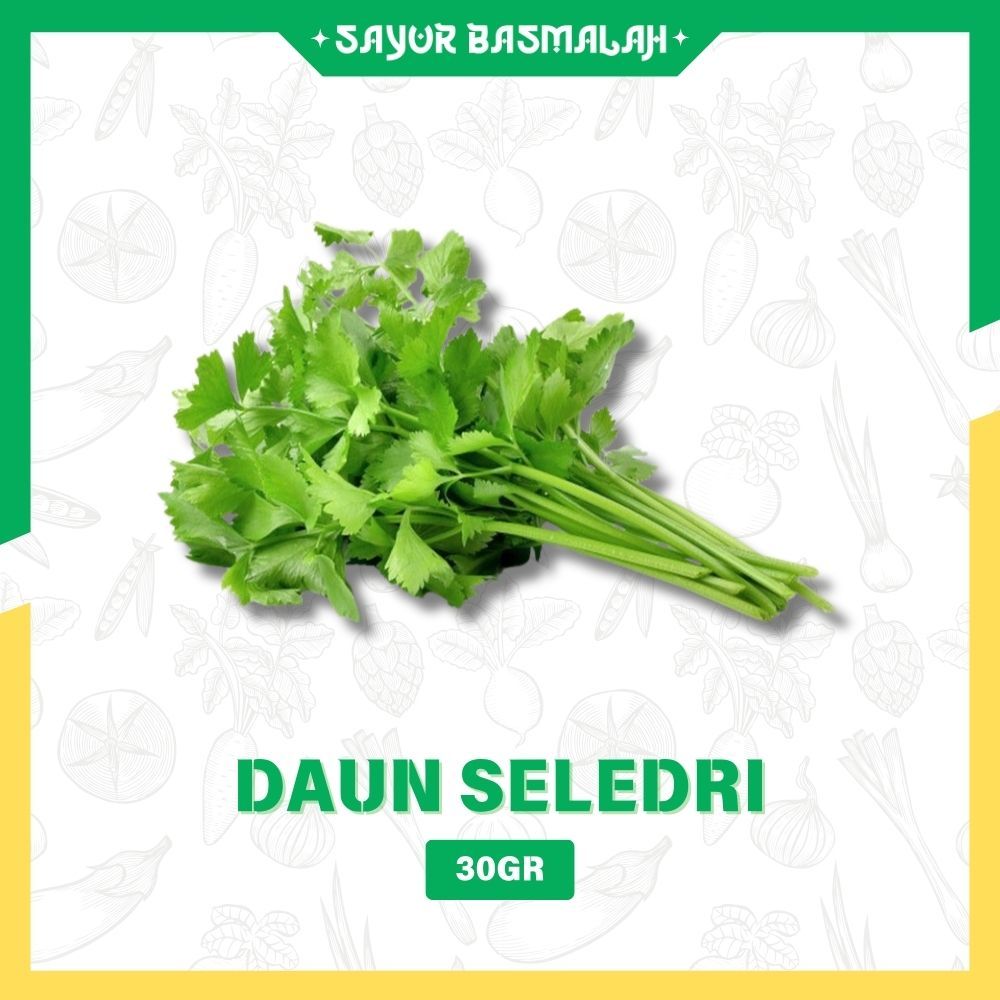 

Daun Seledri 30gr - Sayur Basmalah