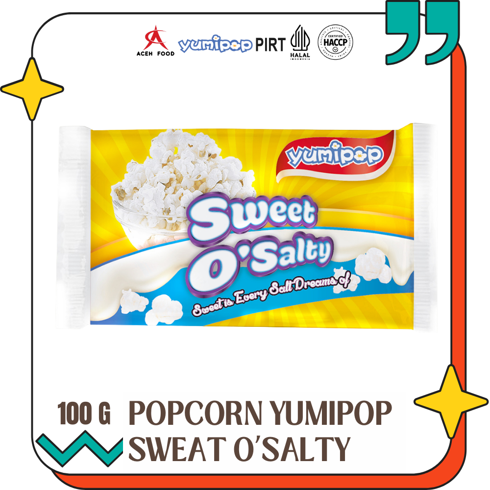 

Popcorn Microwave Yumipop 100g Sweet Osalty / Asin Manis | Snack Bioskop di Rumah Instan, Praktis, Halal dan Cepat Saji | Aceh Food