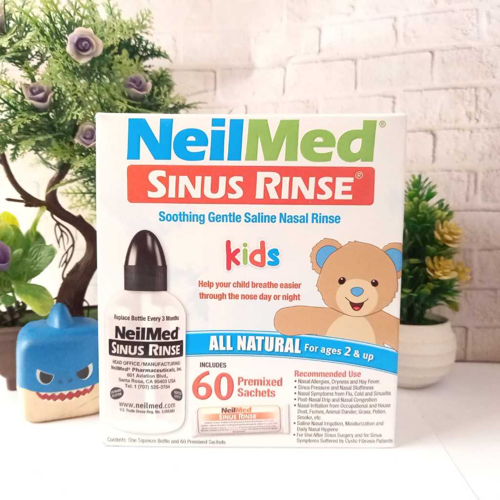 Neilmed Sinus Rinse Kids - Bottle + 60 Sachets /Neilmed Sinus Rinse Kids - Bottle + 30 Sachets/ Cuci