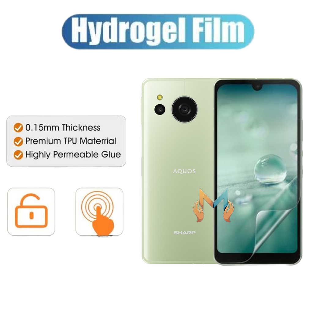 Anti gores jelly Hydrogel full screen SHARP AQUOS SENSE 8 9