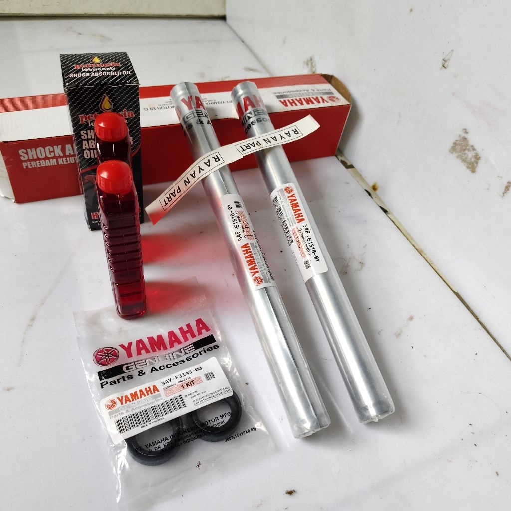 Shock depan Mio J shock depan Mio J komplit silsok & olisok shock depan Mio J