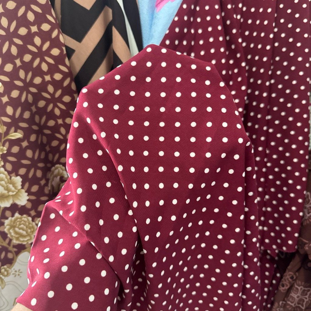 Kain Wolfis Polkadot - Wolfis Motif Premium - Wolfis Motif Meteran