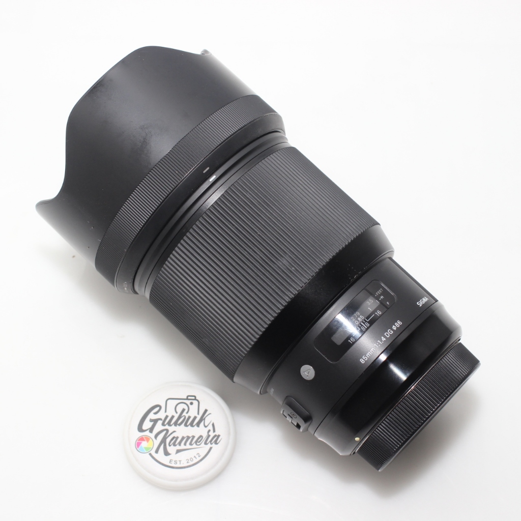 [GUBUK KAMERA] SIGMA ART 85MM F1.4 DG FOR CANON ORIGINAL NORMAL MULUS MURAH (SECOND)