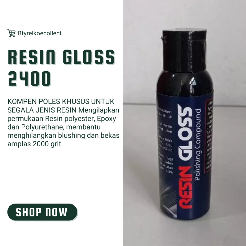 RESIN GLOSS 2400 Kompon Poles Epoxy Resin