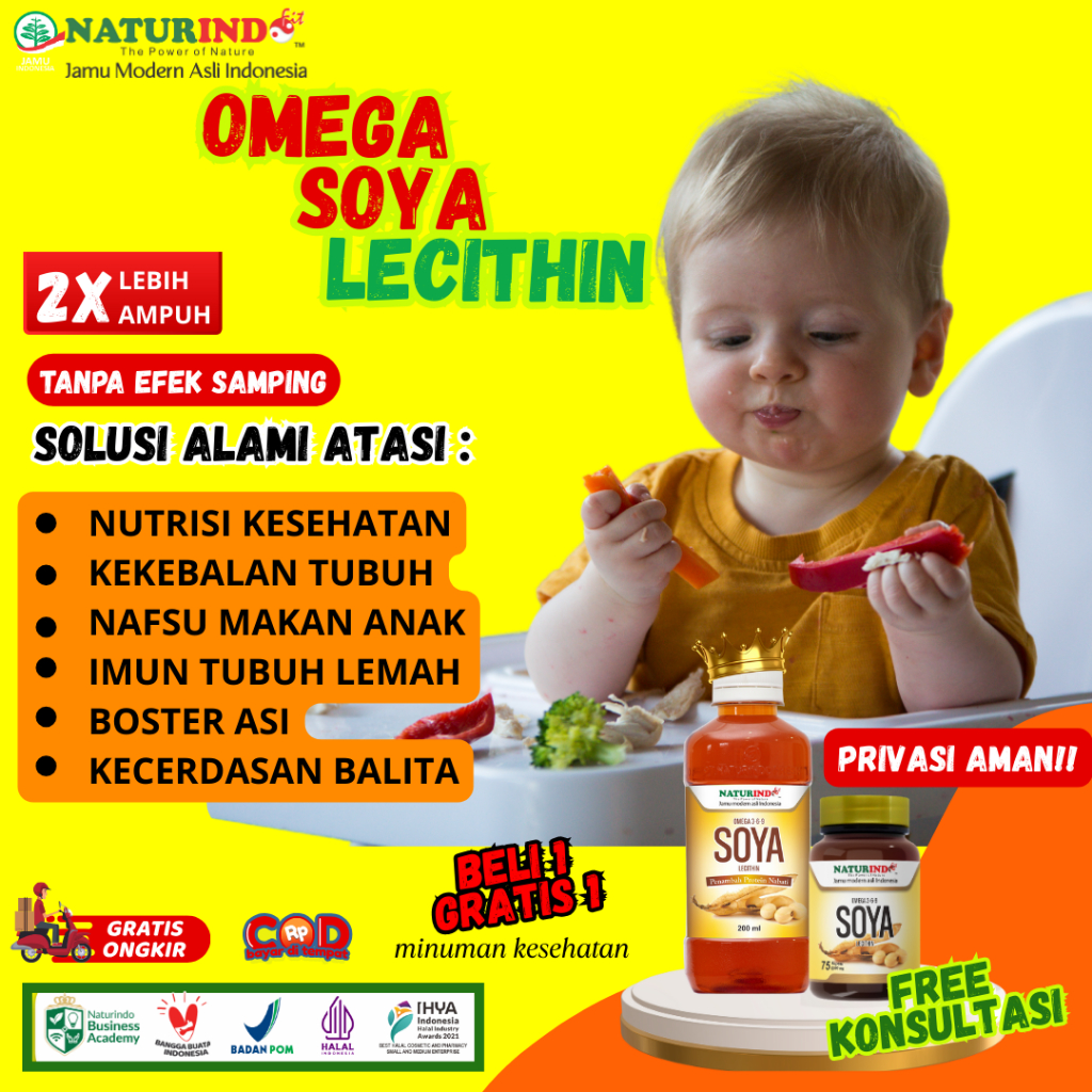 

HERBAL SOYA LECITHIN IMUNITAS TUBUH KECERDASAN OTAK ANAK DEWASA PENAMBAH KECERDASAN DAYA TAHAN TUBUH PENAMBAH BERAT BADAN MENGATASI DARAH RENDAH ONEGA SOYA LECITHIN TOP SOYA BPOM HALAL MUI NATURINDOFIT NATURINDO SURABAYA JAMU MODERN INDONESIA