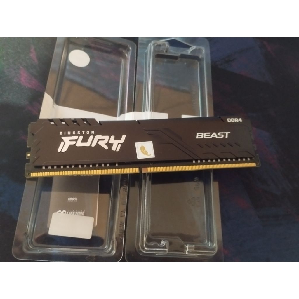 (SECOND) RAM KINGSTON FURY BEAST DDR4 8GB 2666MHz