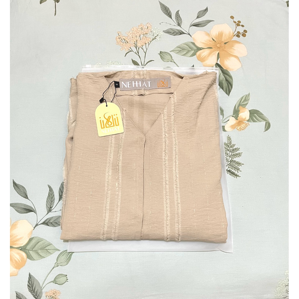 Nehhat Modest - Jinan Beige Abaya