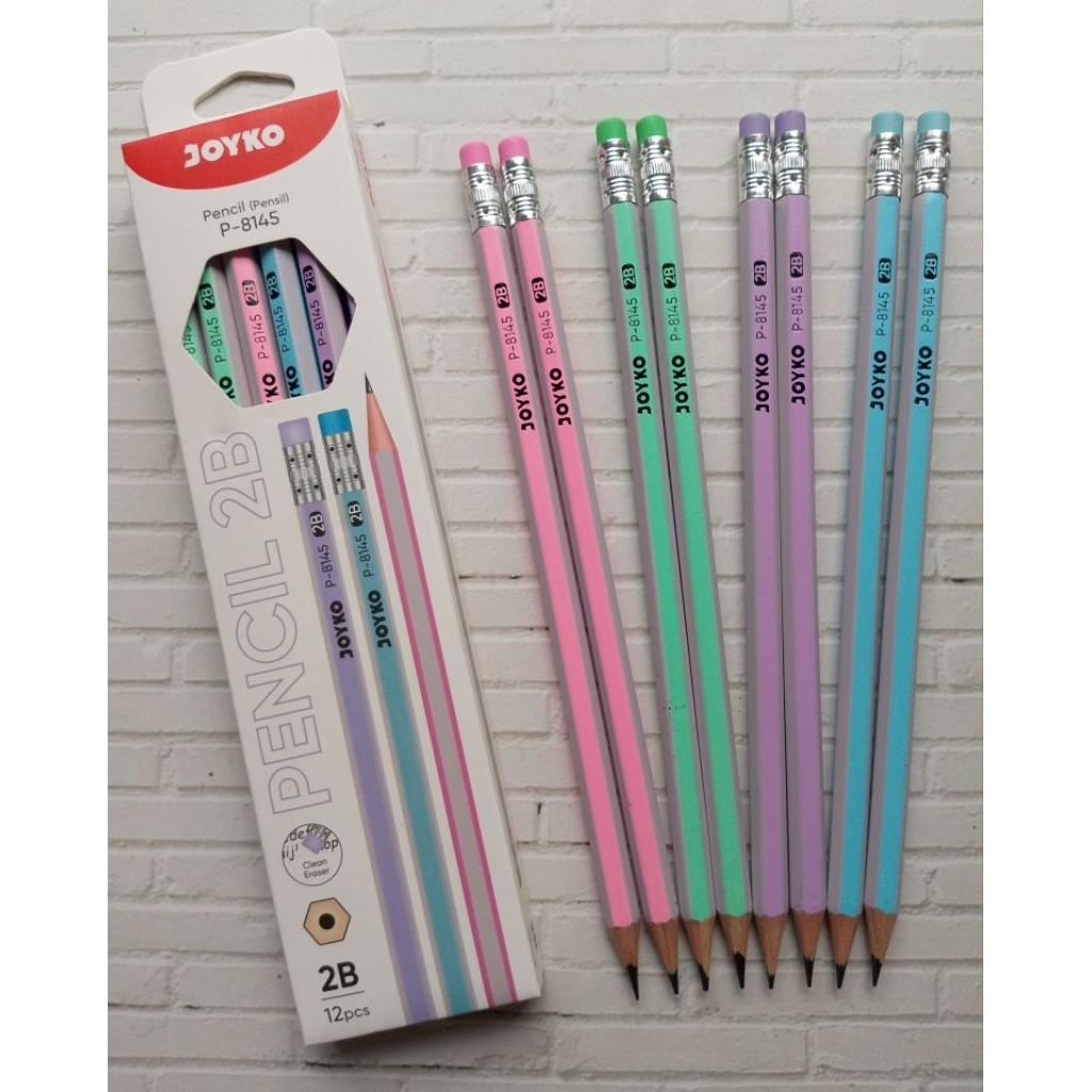 

(12PC) PENSIL 2B JOYKO P-8145 MACARON
