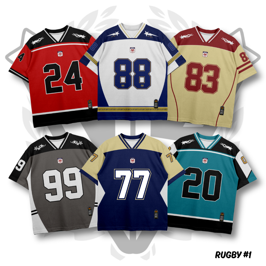 Jersey Sport / Jersey Rugby / Sport uniform / jersey rugby drifit / Jersey full printing - #rugby01