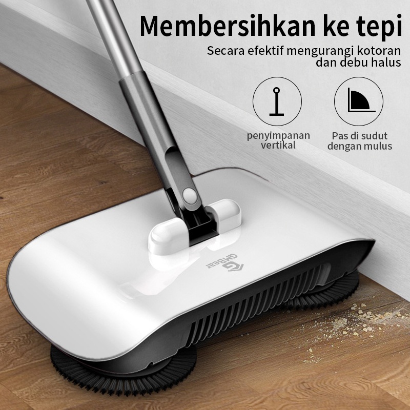 Sapu Lantai Otomatis-Ultra Broom Sapu Dorong Pembersih Lantai Sapu Pel Pembersih Lantai Otomatis