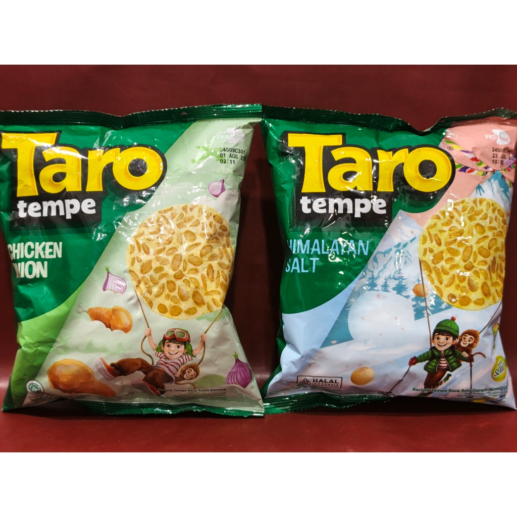 

Taro Keripik Tempe 55g - Ayam Bawang | Himalayan Salt
