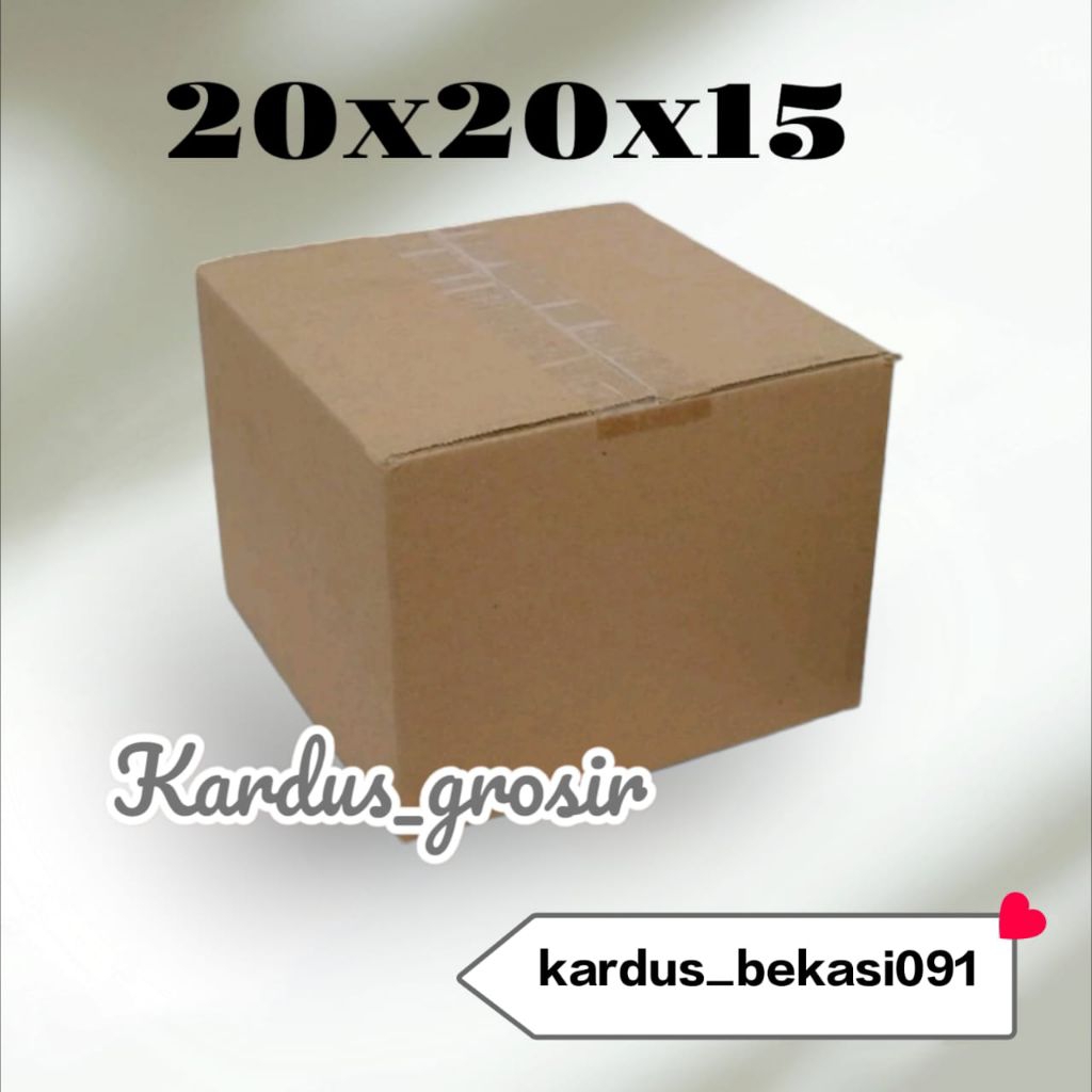 

Kardus bok packing 20x20x15