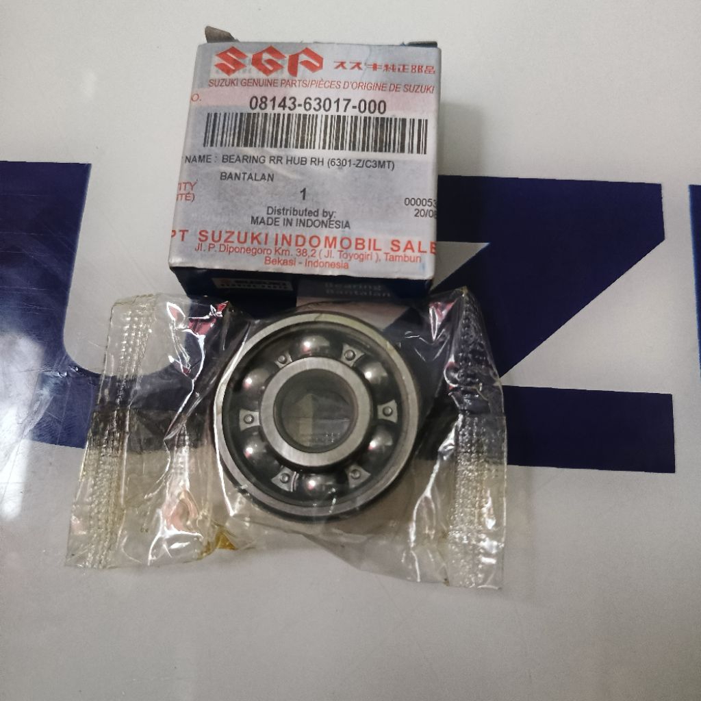 LAHER BEARING  RODA DEPAN C3MT 6301 SUZUKI SMASH  110 ORIGINAL SGP