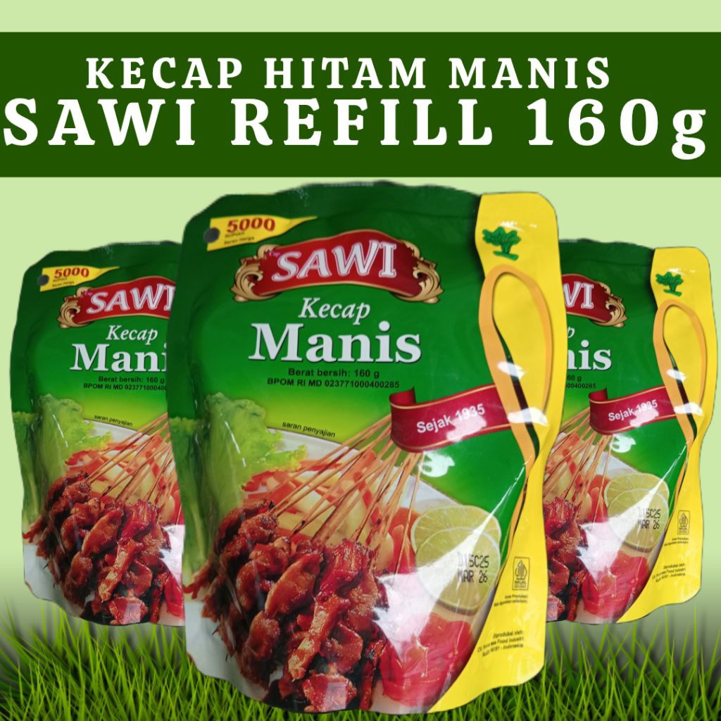 

(GROSIR) Kecap Manis Sawi Kemasan Refill 160g