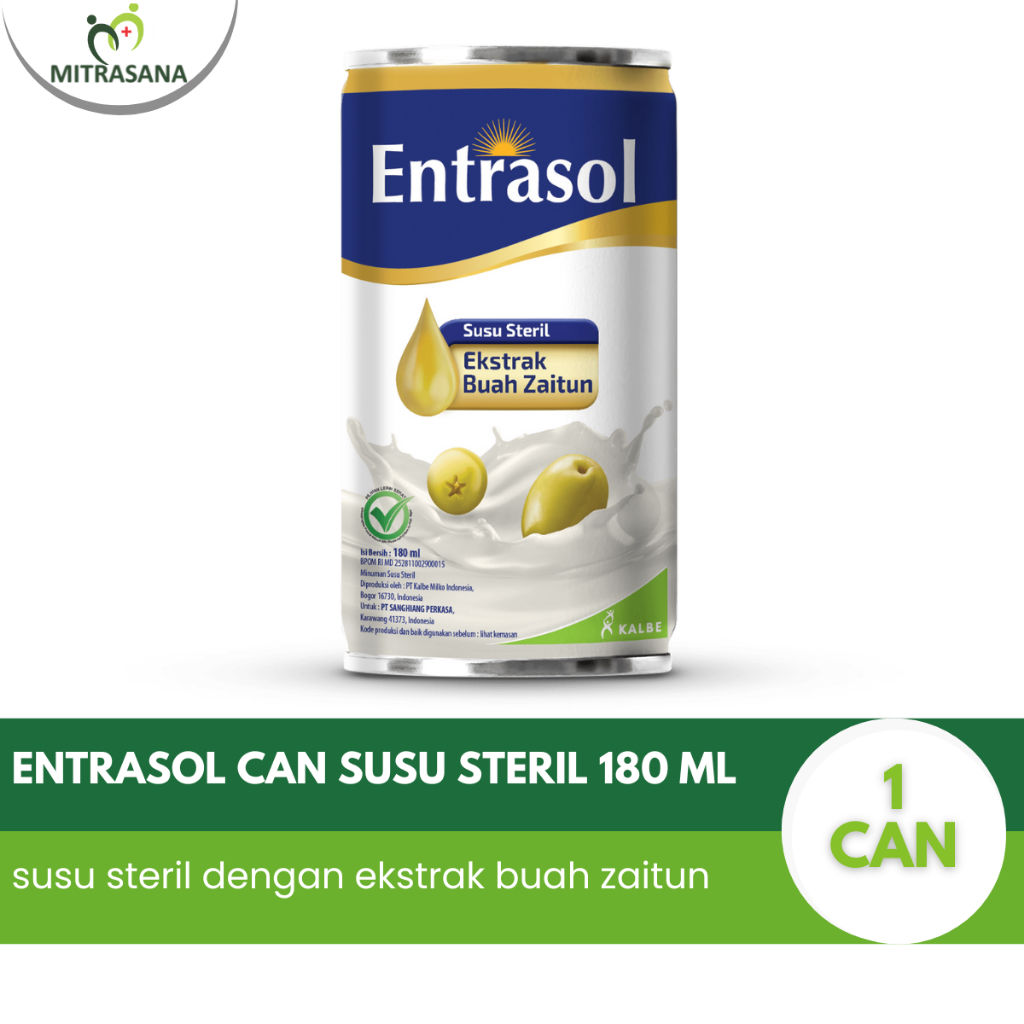 

Entrasol Can Susu Steril 180 Ml