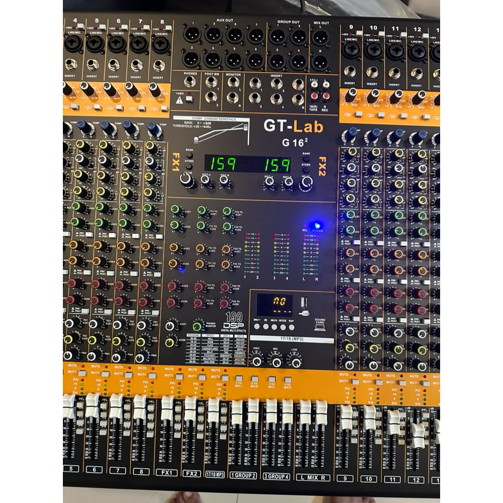 Mixer GT LAB 16 chanel gtlab G16 gen 2 plus Dobel Effek Original