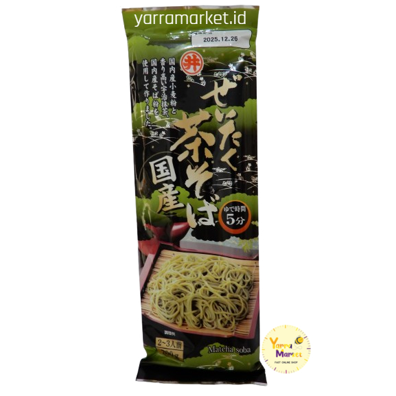 

SOBA MATCHA 200g (NOODLE MATCHA JAPANESE)
