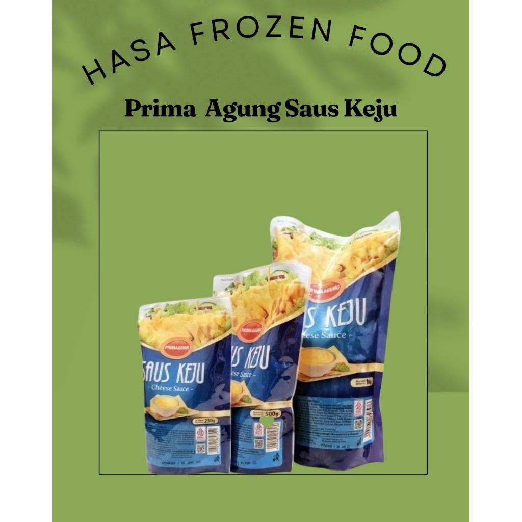 

Prima Agung Saus Keju 250gr 500gr 1Kg