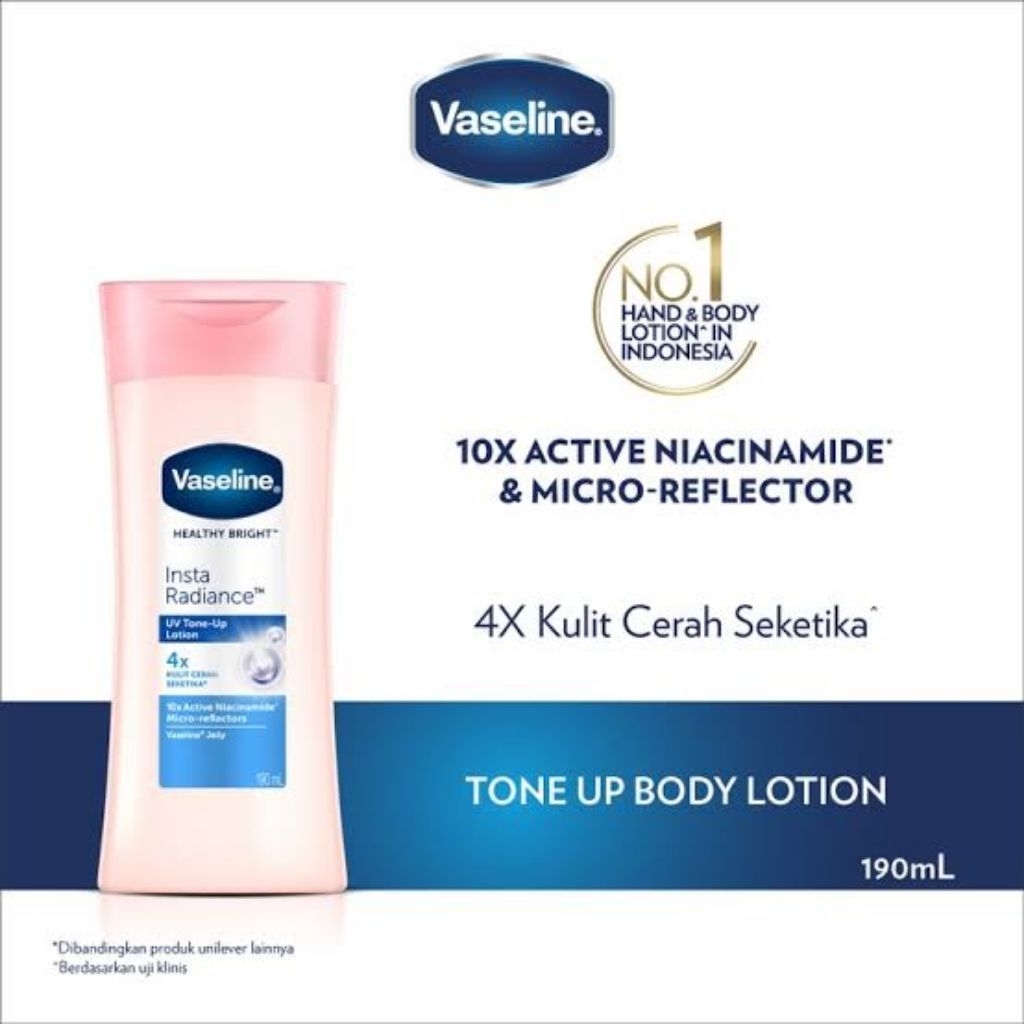 Vaseline Insta Radiance UV Tone-Up Lotion