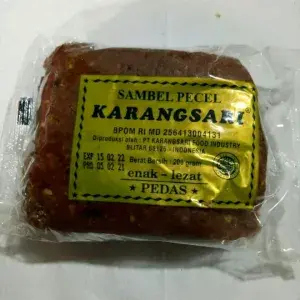 

BUMBU PECEL KARANG SARI PEDAS / SEDANG 250gram