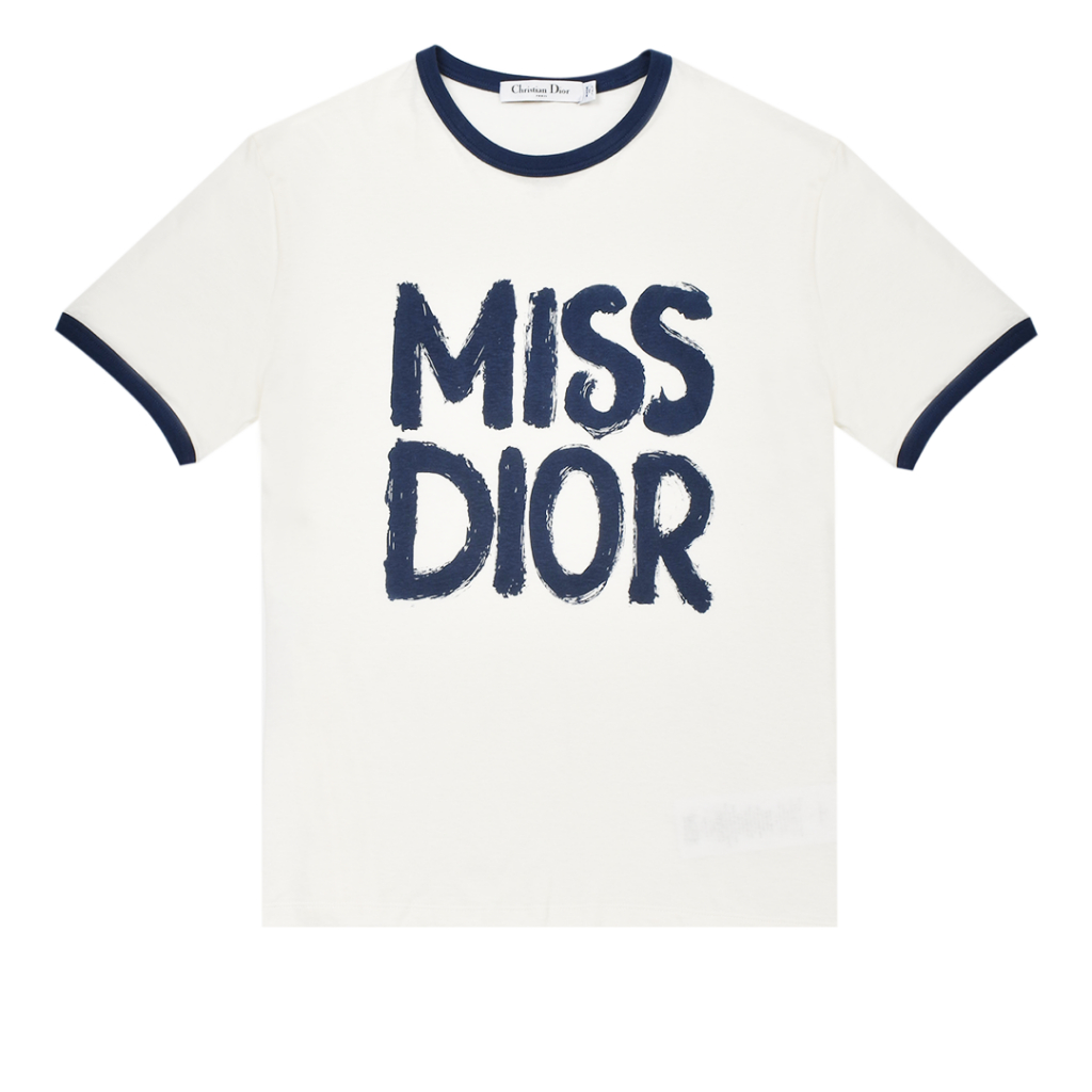 CD Miss dior graffiti motif tshirt