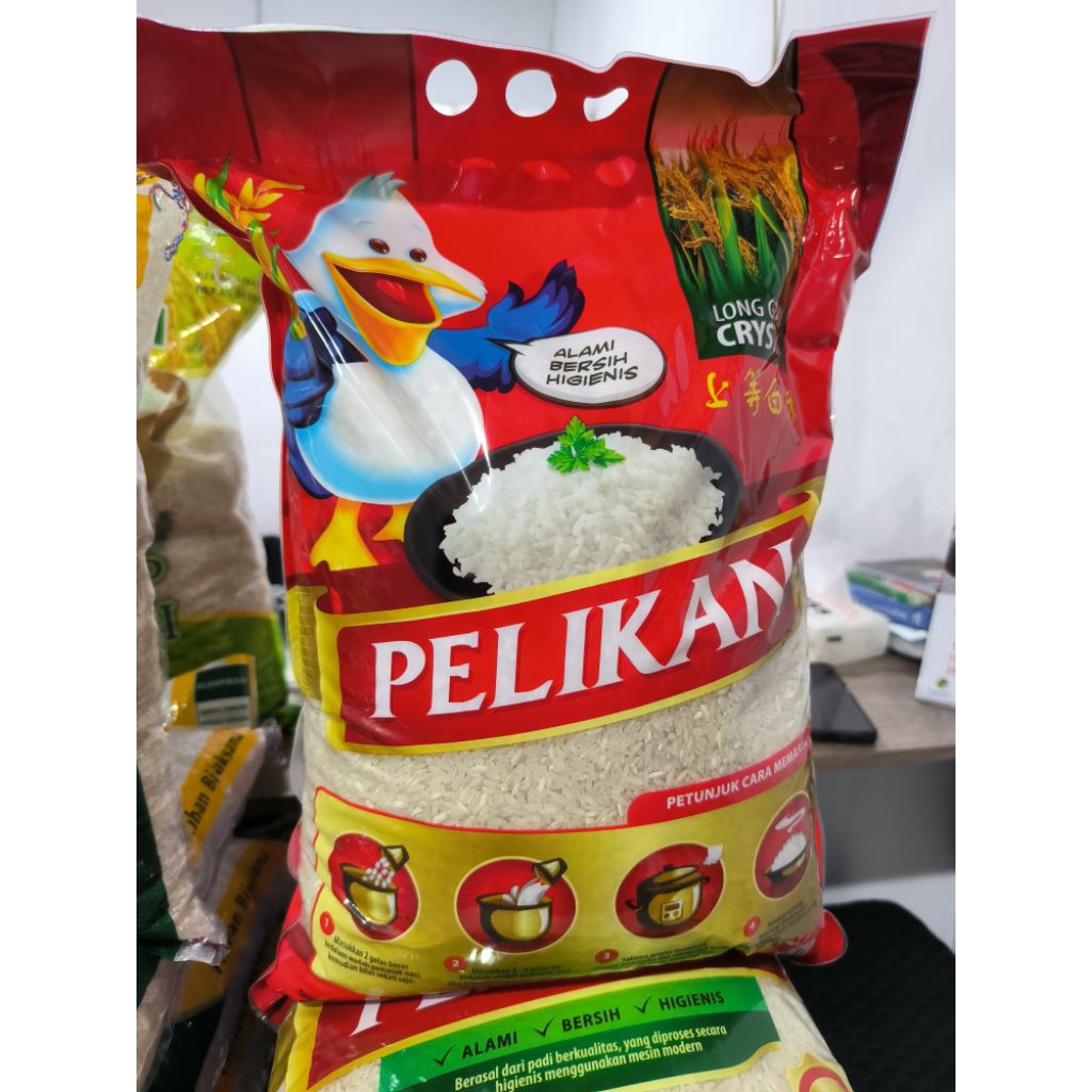 

Beras Pelikan Kemasan 10 Kg