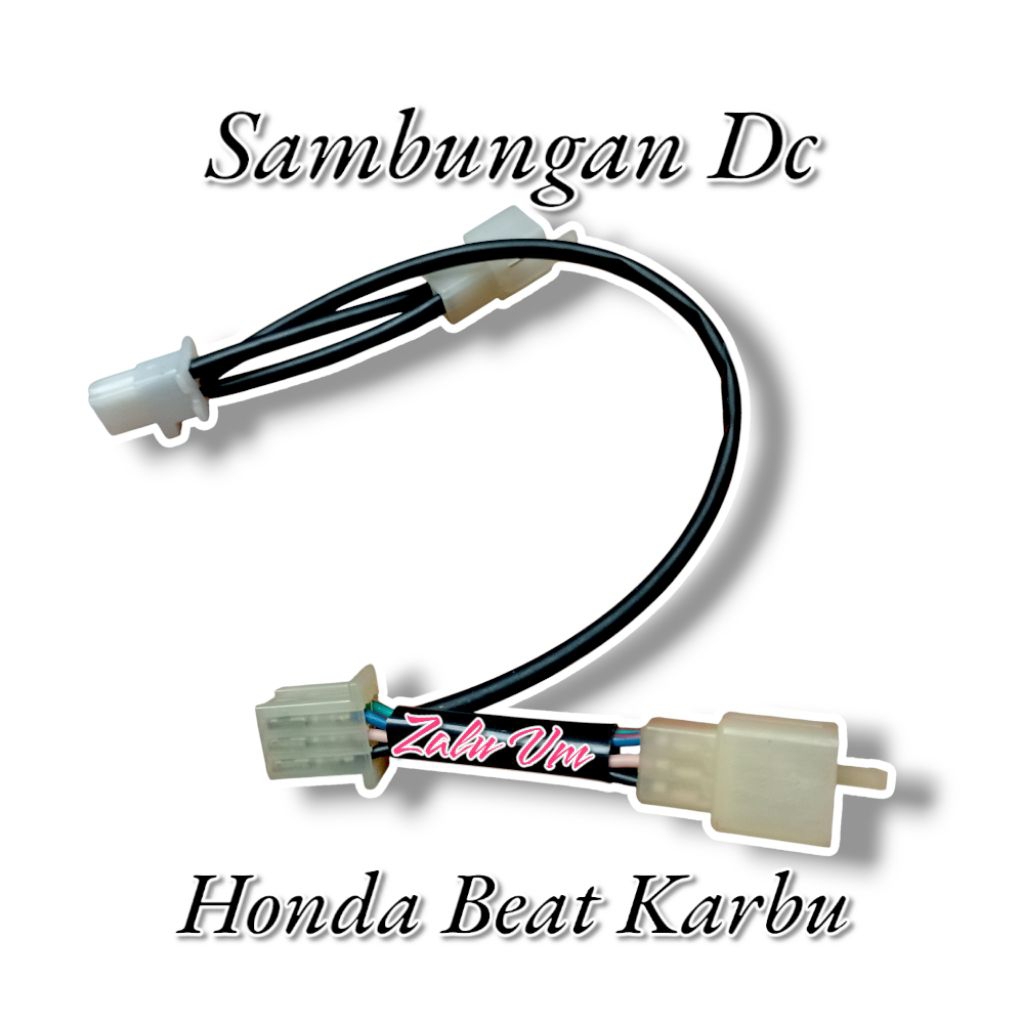 kabel dc lampu depan honda beat karbu sambungan piting lampu depan kabel dc beat karbu