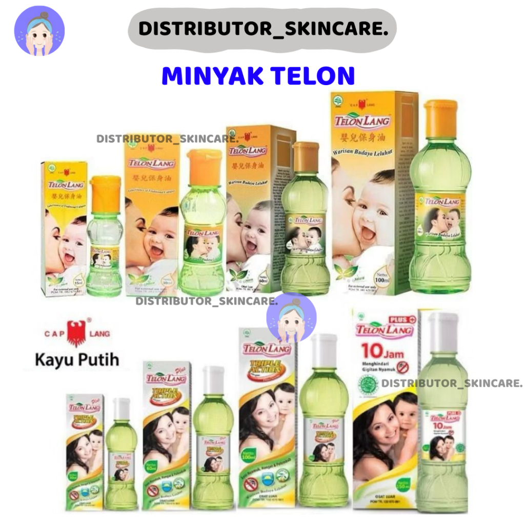 Minyak Telon Lang / Minyak Telon Cap Lang / Telon Lang Plus