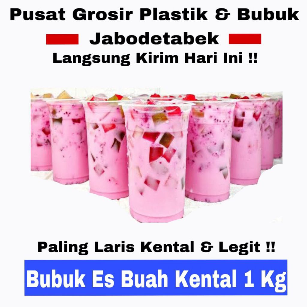 

Bubuk Minuman Es Buah 1kg TERLARIS Usaha Es Pinggir Jalan