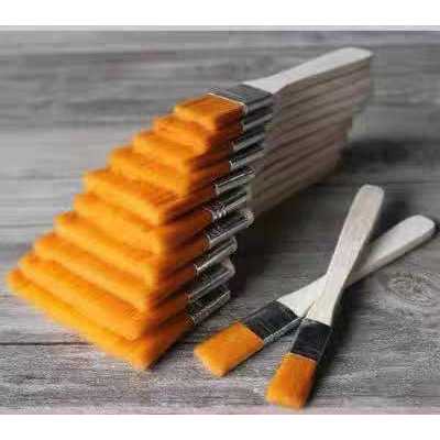 

Kuas nylon halus warna orange untuk lukis cat minyak, acrylic, cat air, DIY decoupage