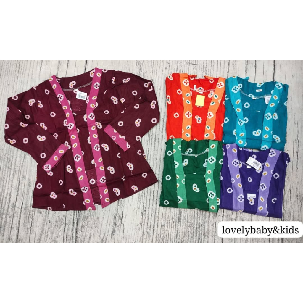 KEBAYA ANAK MURAH/ BAHAN KATUN /BAJU AJA /PEREMPUAN/BAJU ADAT/BAJU JADUL/BAJU JADUL ANAK/ BAJU JADUL