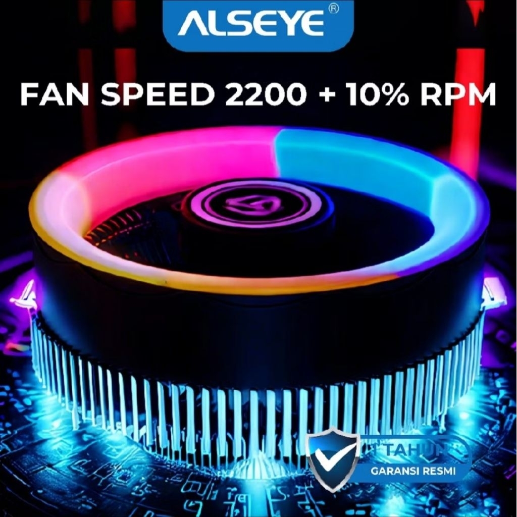 Alseye TBF100 Heatsink Fan Prosesor