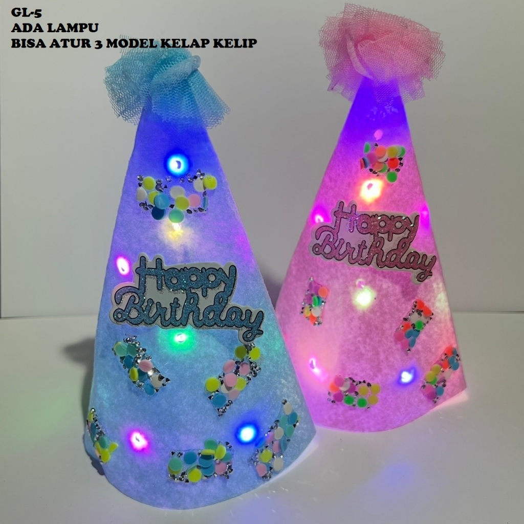 TOPI ULANG TAHUN PREMIUM topi badut estetik gemes photo props topi bday lucu imut gemes party