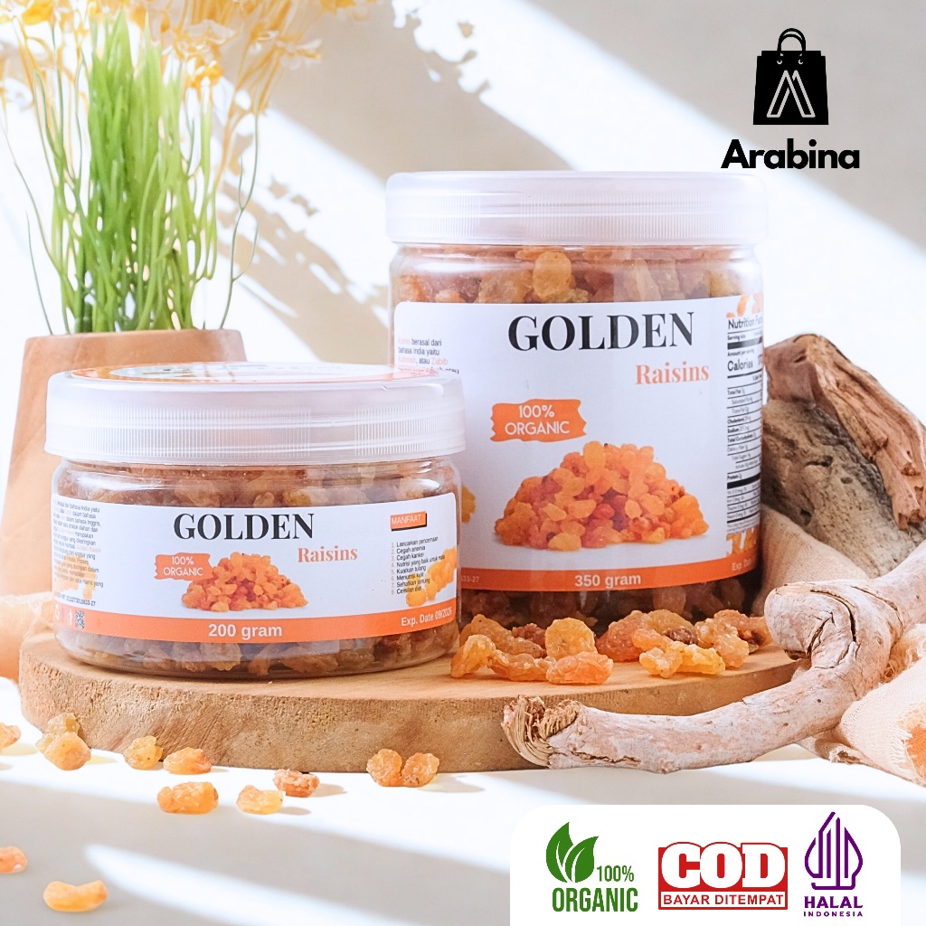 

Arabina Kismis Golden Raisin 100% Original