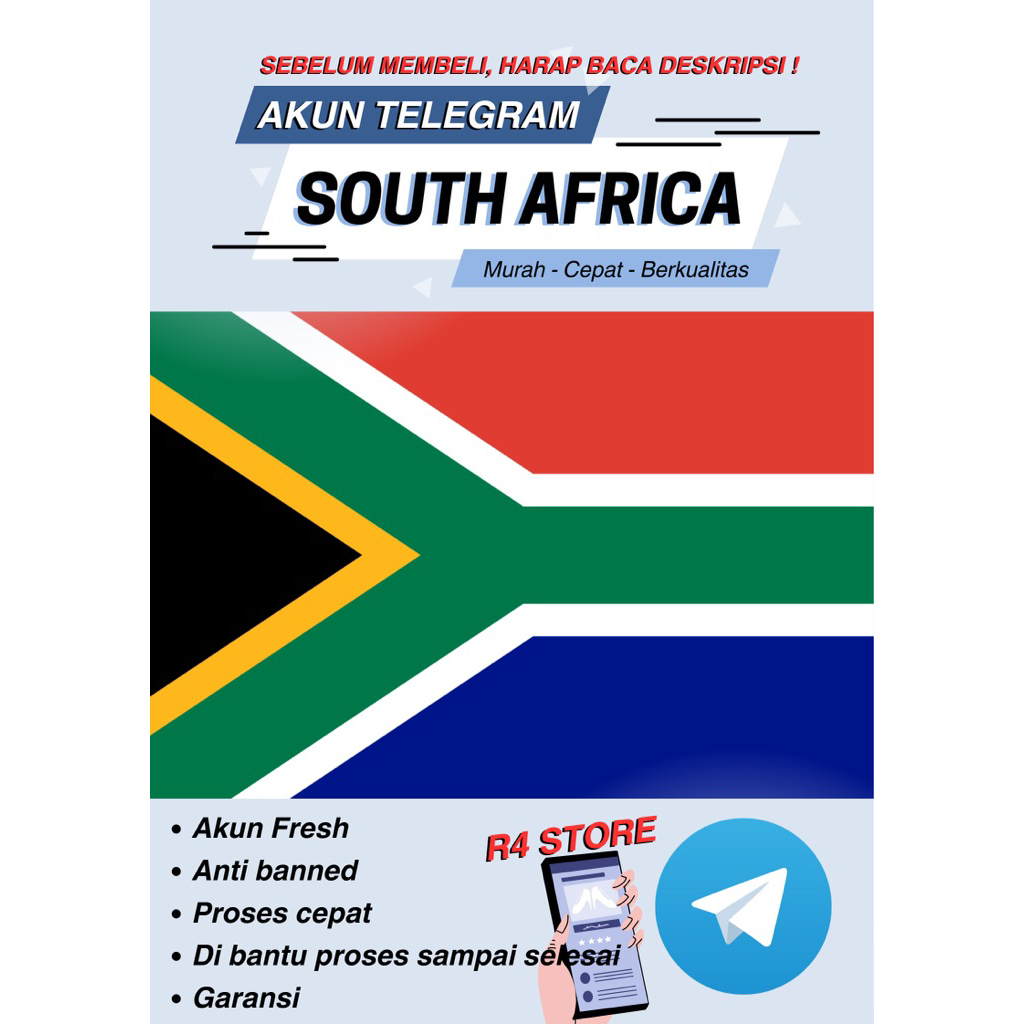 Akun Telegram Luar Negeri South Africa Murah Dan Berkualitas