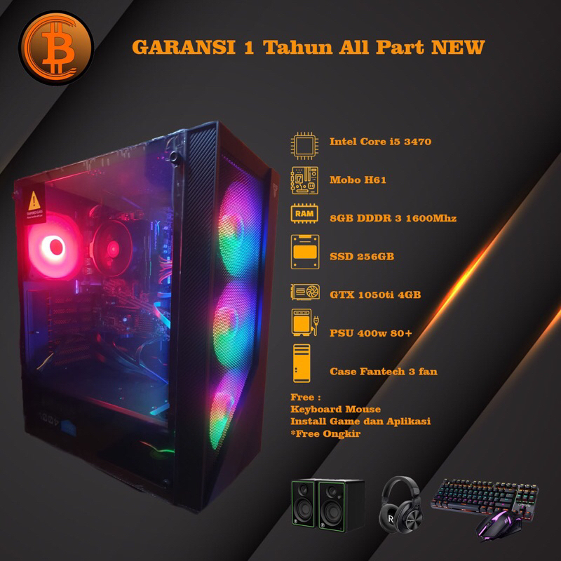 PC Gaming Core i5 Gtx 1050Ti