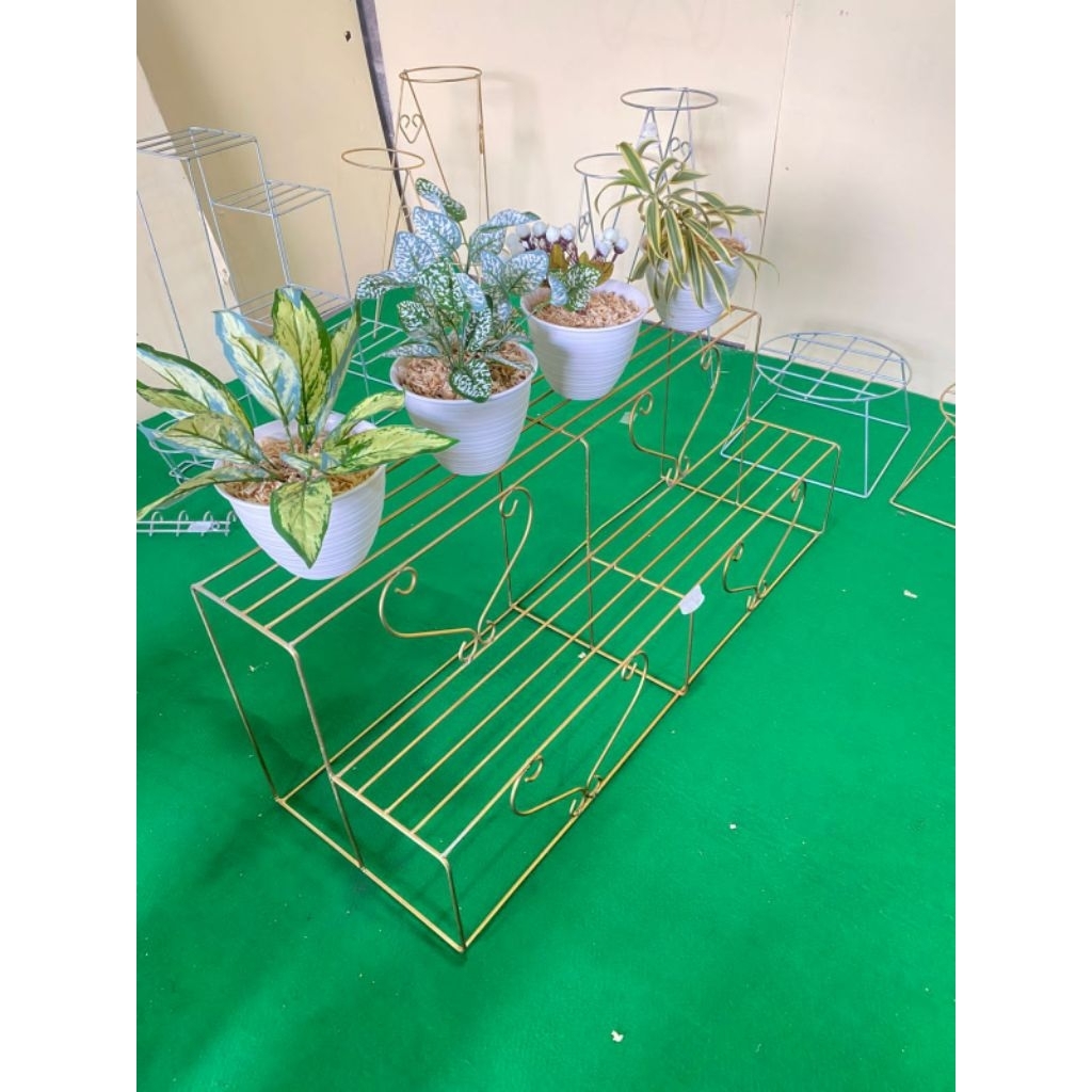 TERMURAH STANDING POT TANAMAN PANJANG 1 METER TINGKAT 014