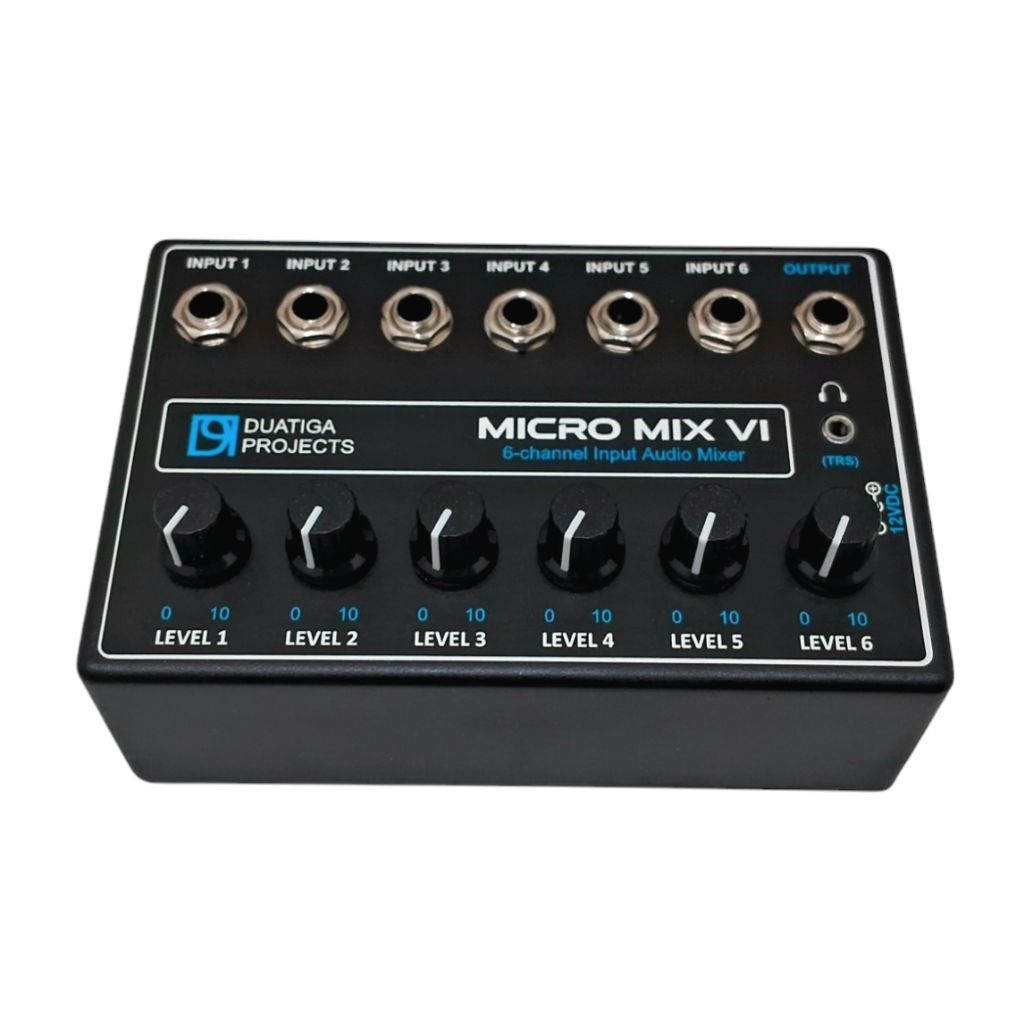 Audio Mini Mixer 6 channel ~ Duatiga Micro Mix VI