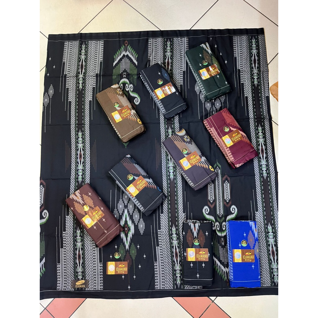 Sarung Atlas idaman motif kembang