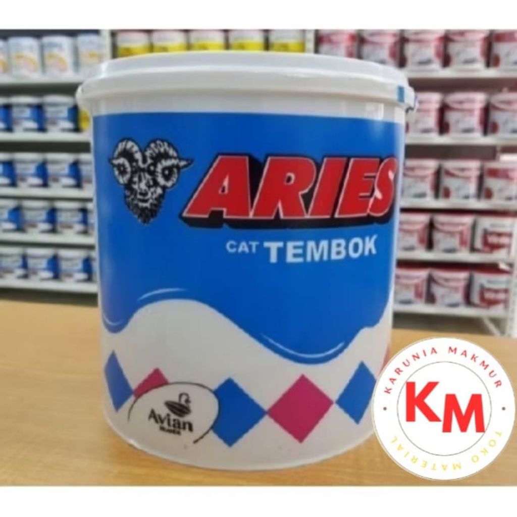 Cat Tembok Aries Avian Putih 5kg Dinding GRC rumah