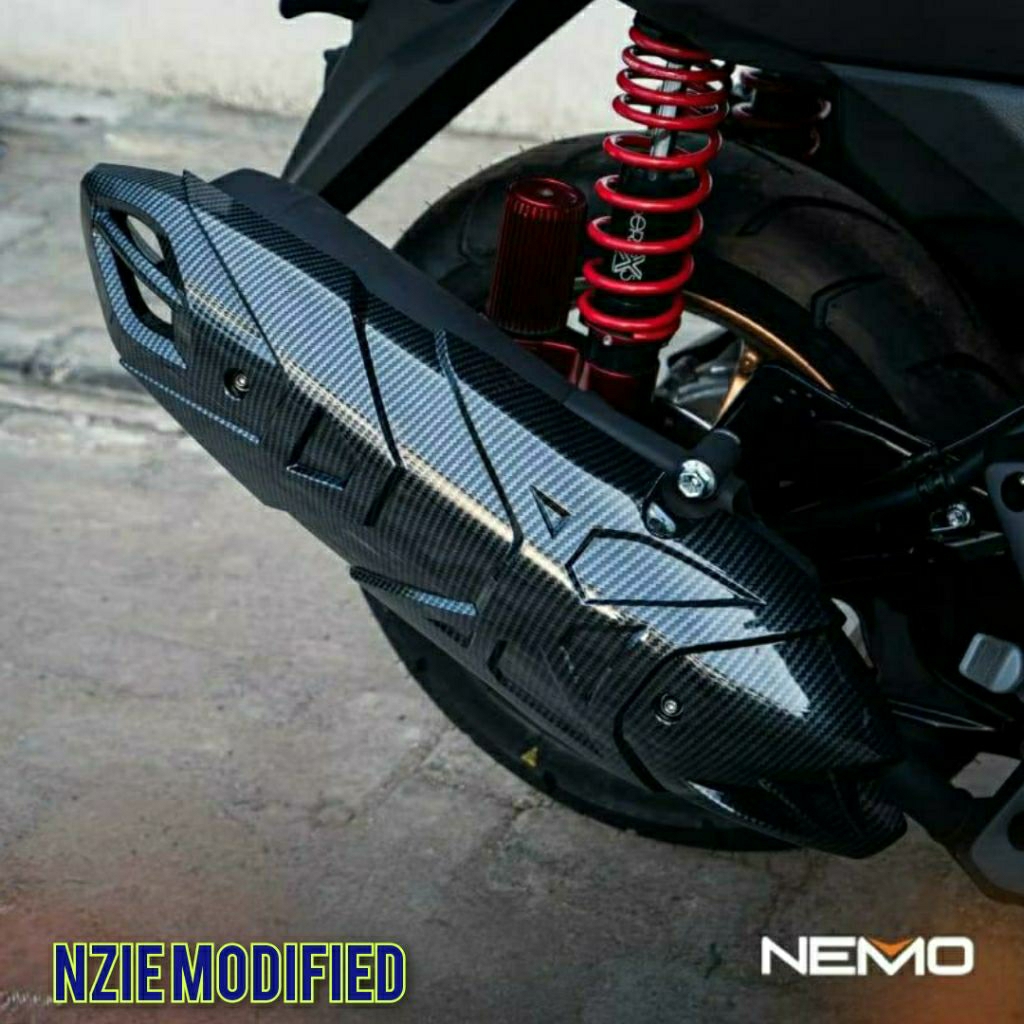 Nemo cover knalpot Carbon yamaha  nmax turbo / nmax neo / nmax neo s