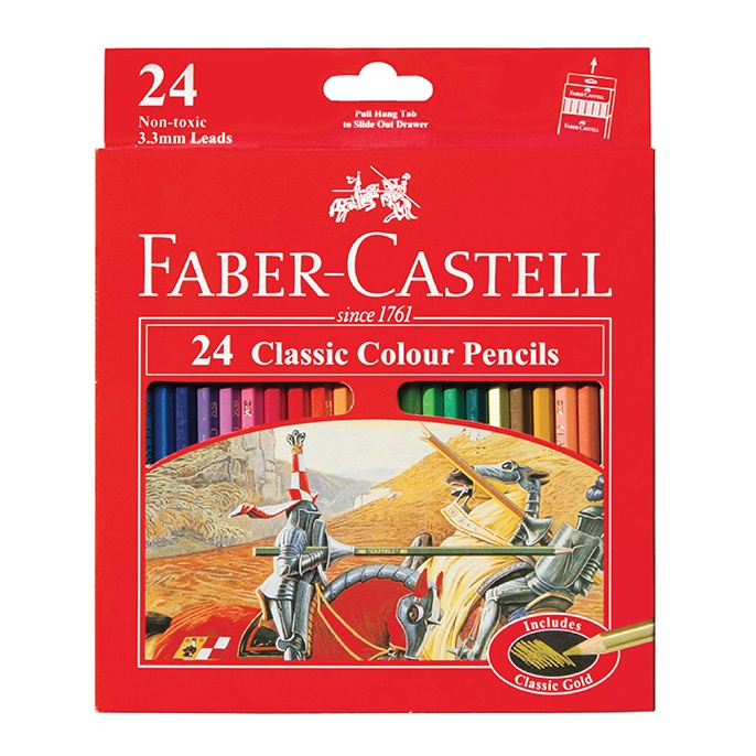 

KODE S14T Pensil Warna Faber Castell Classic Colour 24 Warna 115854