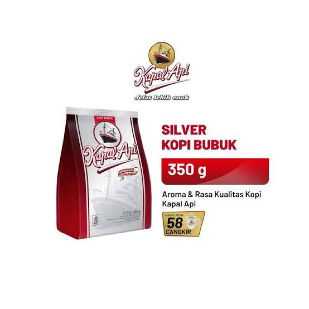 

Kopi Kapal Api silver 350 gram