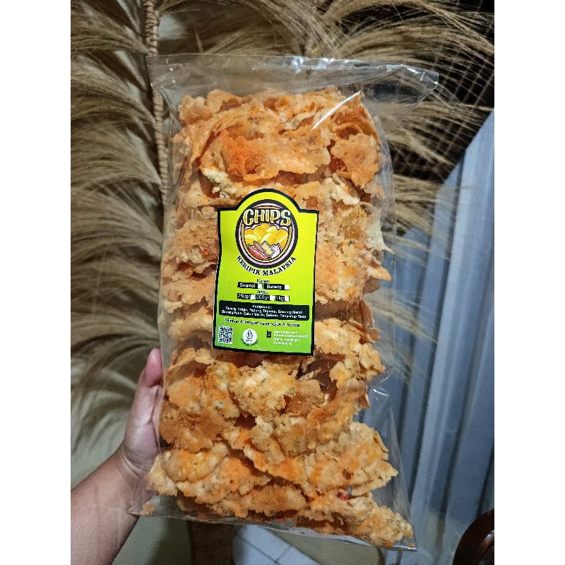 

Keripik Malaysia Balado Pedas Manis 500gr