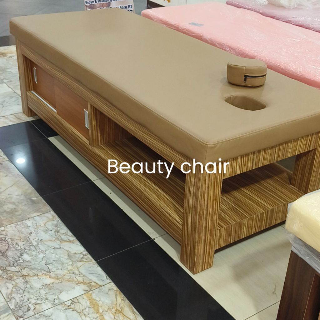 Bed massage - massage bed - bed facial - ranjang pijat 109 l brown