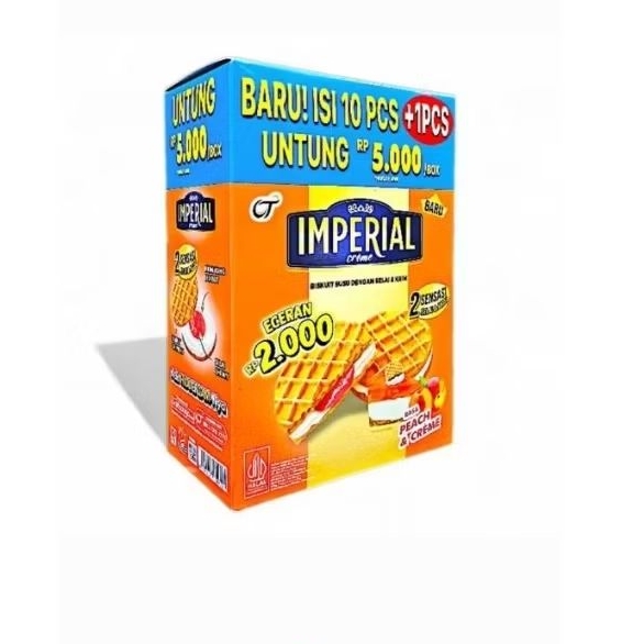 

BISKUIT IMPERIAL MURAH 1 BOX ISI 11PCS 27GR
