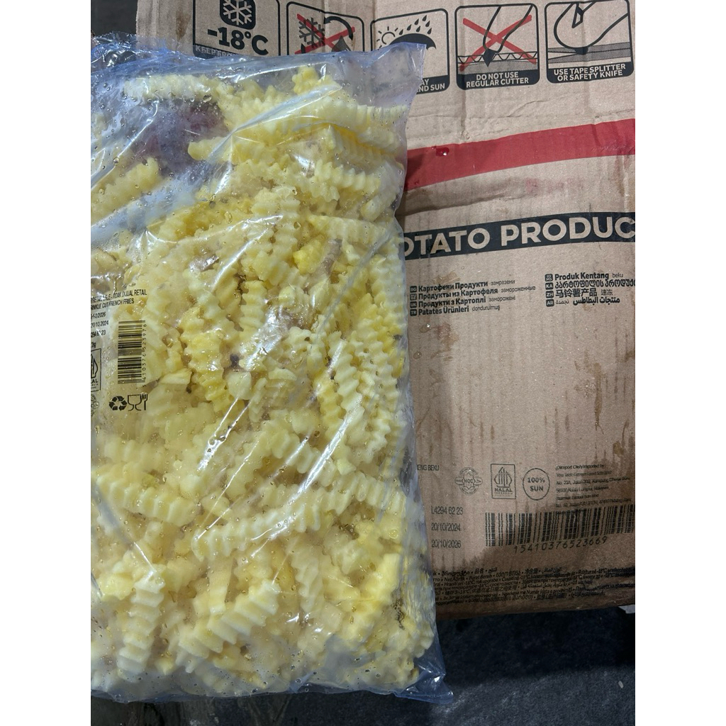 

Kentang cringkle 2KG