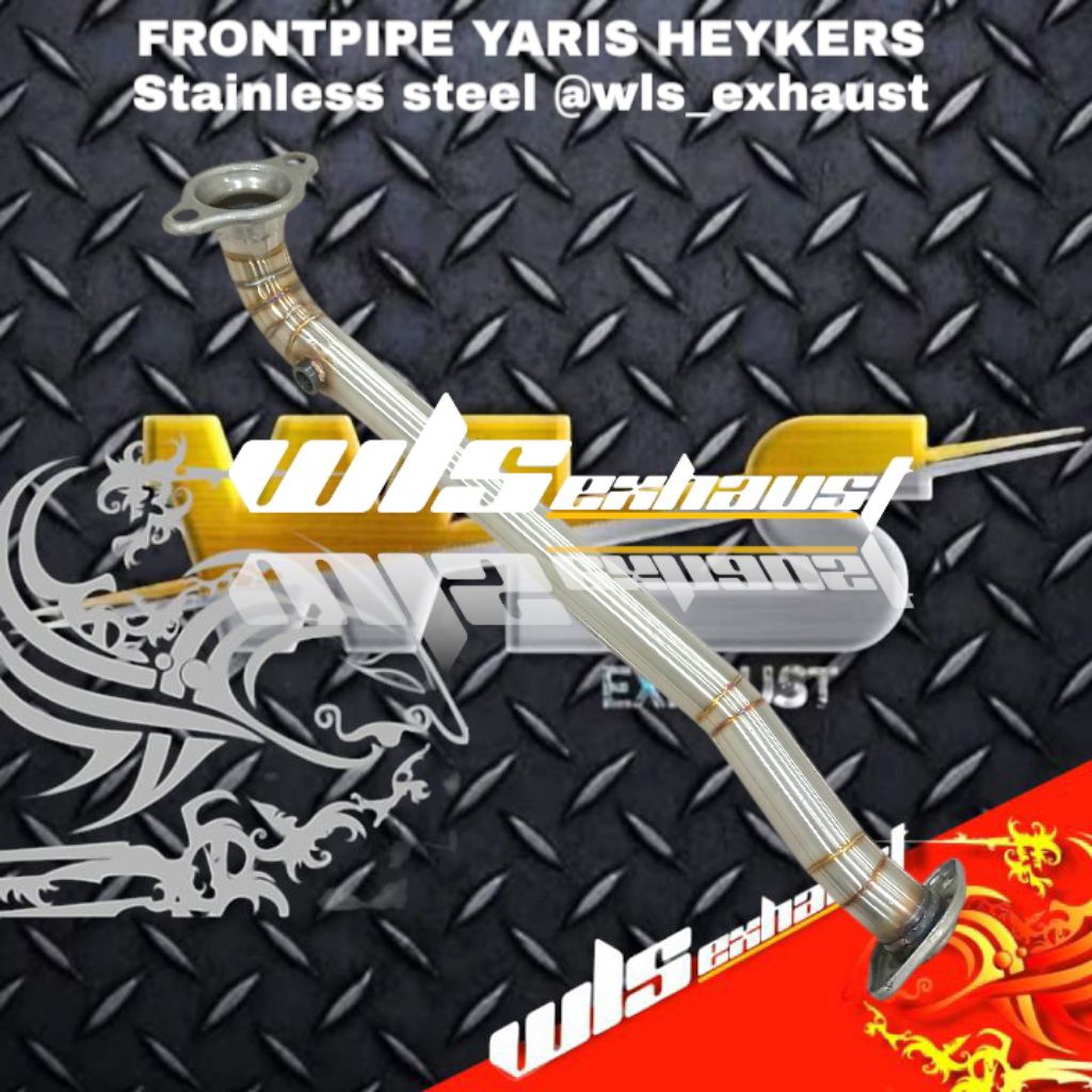 FRONTPIPE YARIS HEYKERS PNP STAINLESS STEEL WLS EXHAUST